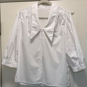 White button down shirt.